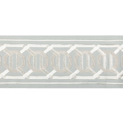 KRAVET COUTURE T30841.1311.0 OCTAGON WIDE TAPE MIST TRIM - Eade's Wallpaper