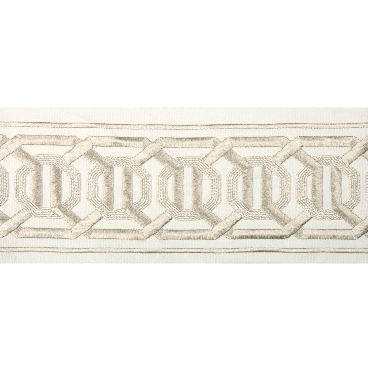 KRAVET COUTURE T30841.16.0 OCTAGON WIDE TAPE BEIGE TRIM - Eade's Wallpaper