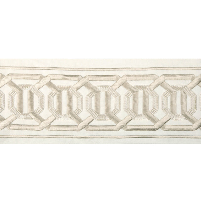 KRAVET COUTURE T30841.16.0 OCTAGON WIDE TAPE BEIGE TRIM - Eade's Wallpaper