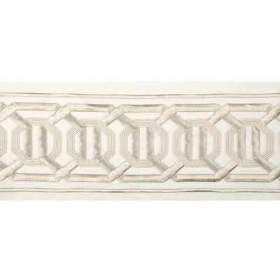 KRAVET COUTURE T30841.16.0 OCTAGON WIDE TAPE BEIGE TRIM - Eade's Wallpaper
