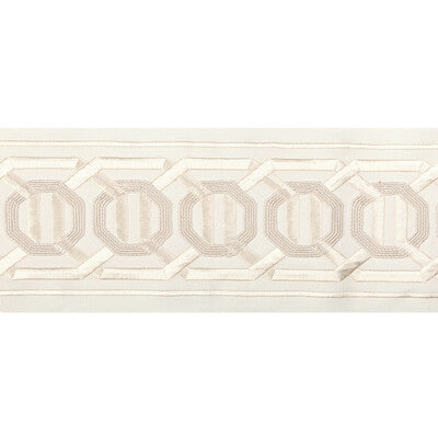 KRAVET COUTURE T30841.1.0 OCTAGON WIDE TAPE IVORY TRIM - Eade's Wallpaper