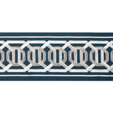 KRAVET COUTURE T30841.50.0 OCTAGON WIDE TAPE INDIGO TRIM - Eade's Wallpaper