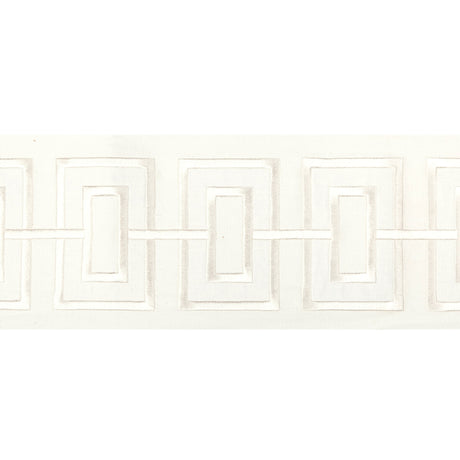 KRAVET COUTURE T30842.1.0 APPLIQUE WIDE TAPE IVORY TRIM - Eade's Wallpaper