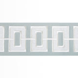 KRAVET COUTURE T30842.115.0 APPLIQUE WIDE TAPE SKY TRIM - Eade's Wallpaper