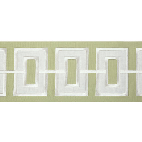 KRAVET COUTURE T30842.123.0 APPLIQUE WIDE TAPE LEAF TRIM - Eade's Wallpaper