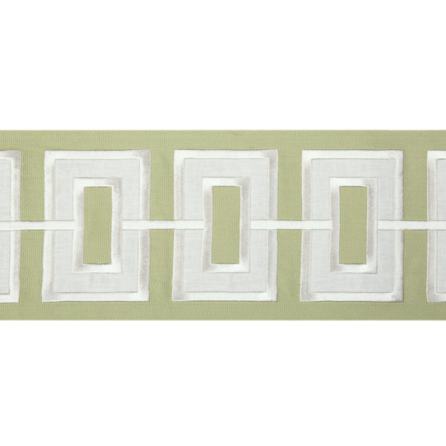 KRAVET COUTURE T30842.123.0 APPLIQUE WIDE TAPE LEAF TRIM - Eade's Wallpaper