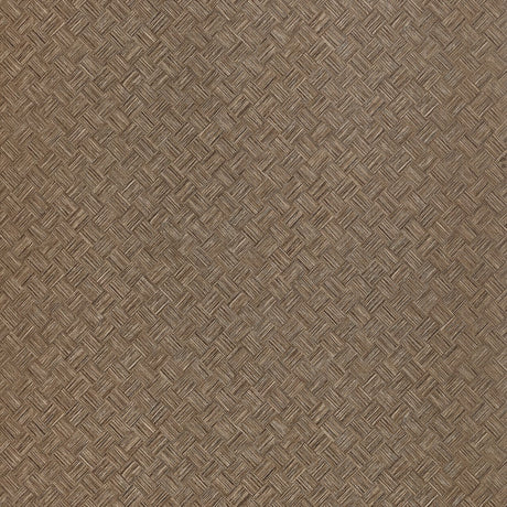 Thibaut SADDLE WEAVE T34061 in Brown Wallpaper - TEXTURE RES