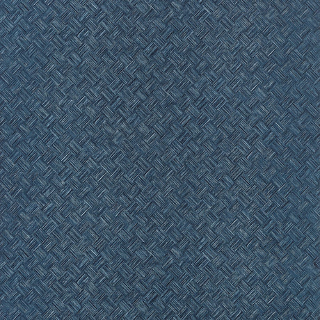 Thibaut SADDLE WEAVE T34064 in Navy Wallpaper - TEXTURE RESO