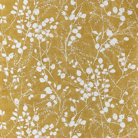 Thibaut KATAMARI BUD T34093 in Dark Gold and White Wallpaper