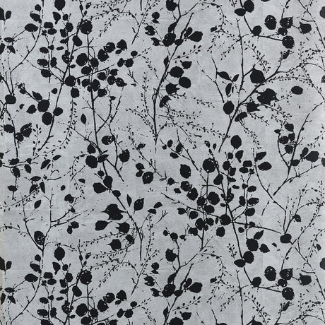 Thibaut KATAMARI BUD T34095 in Silver and Black Wallpaper - 