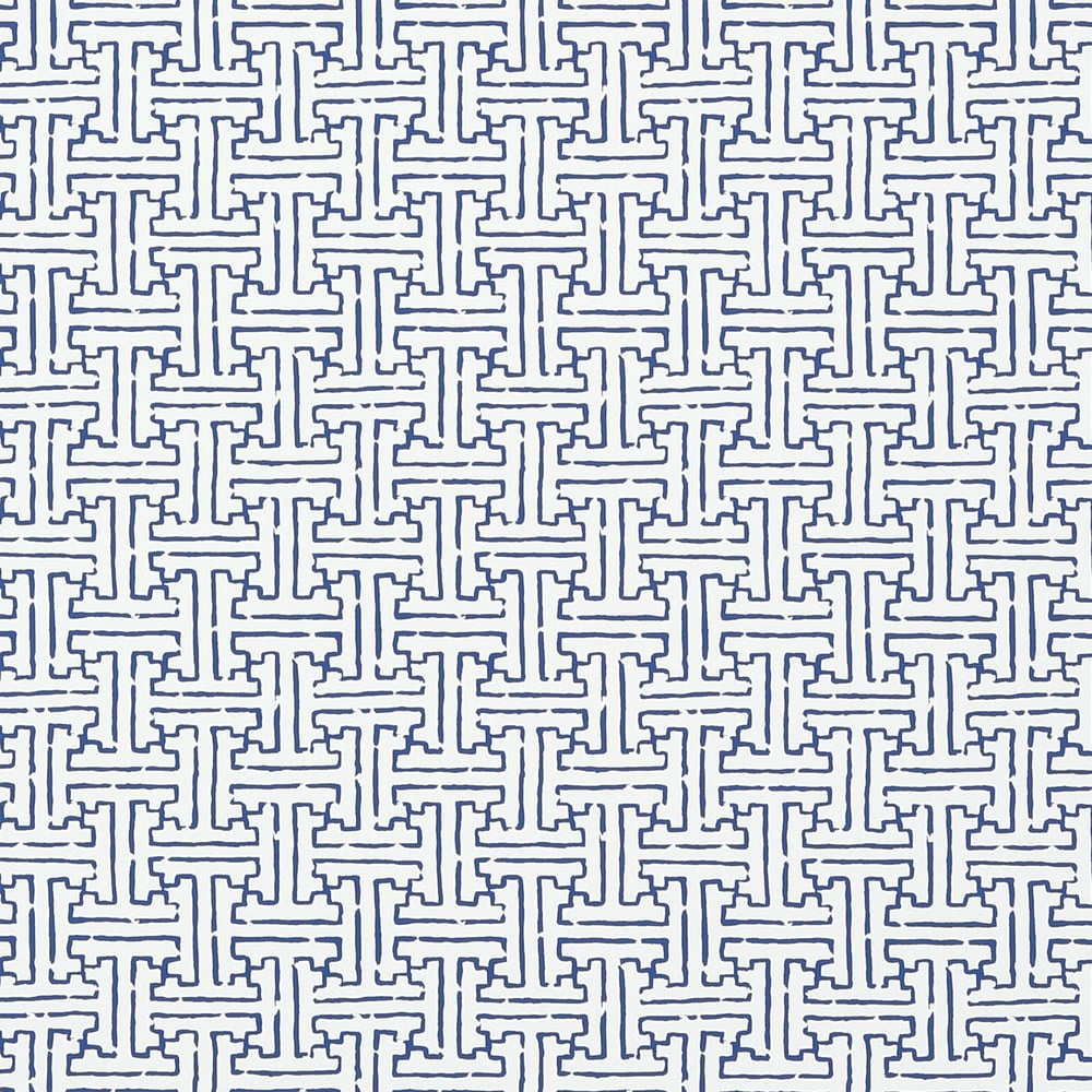 Thibaut T35171 TAZA Navy Wallpaper