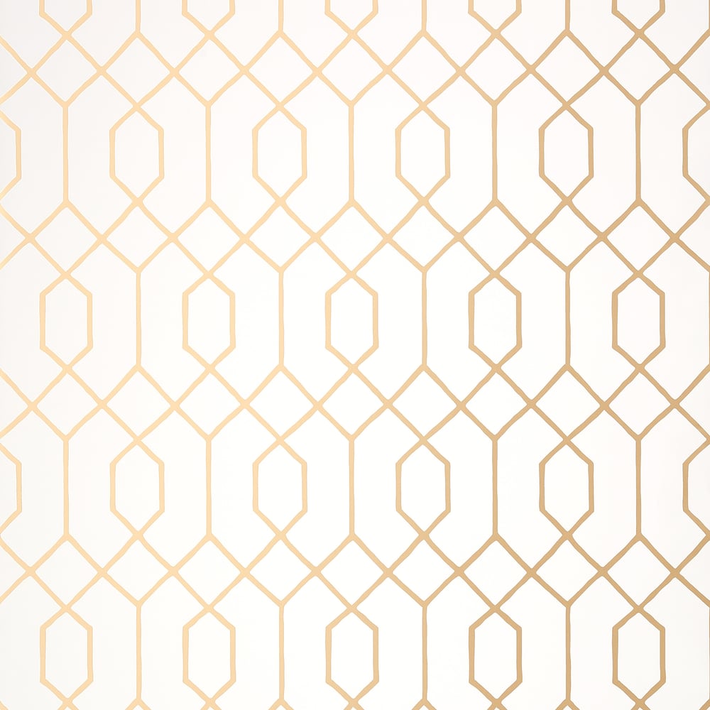 Thibaut T35196 LA FARGE Metallic Gold Wallpaper