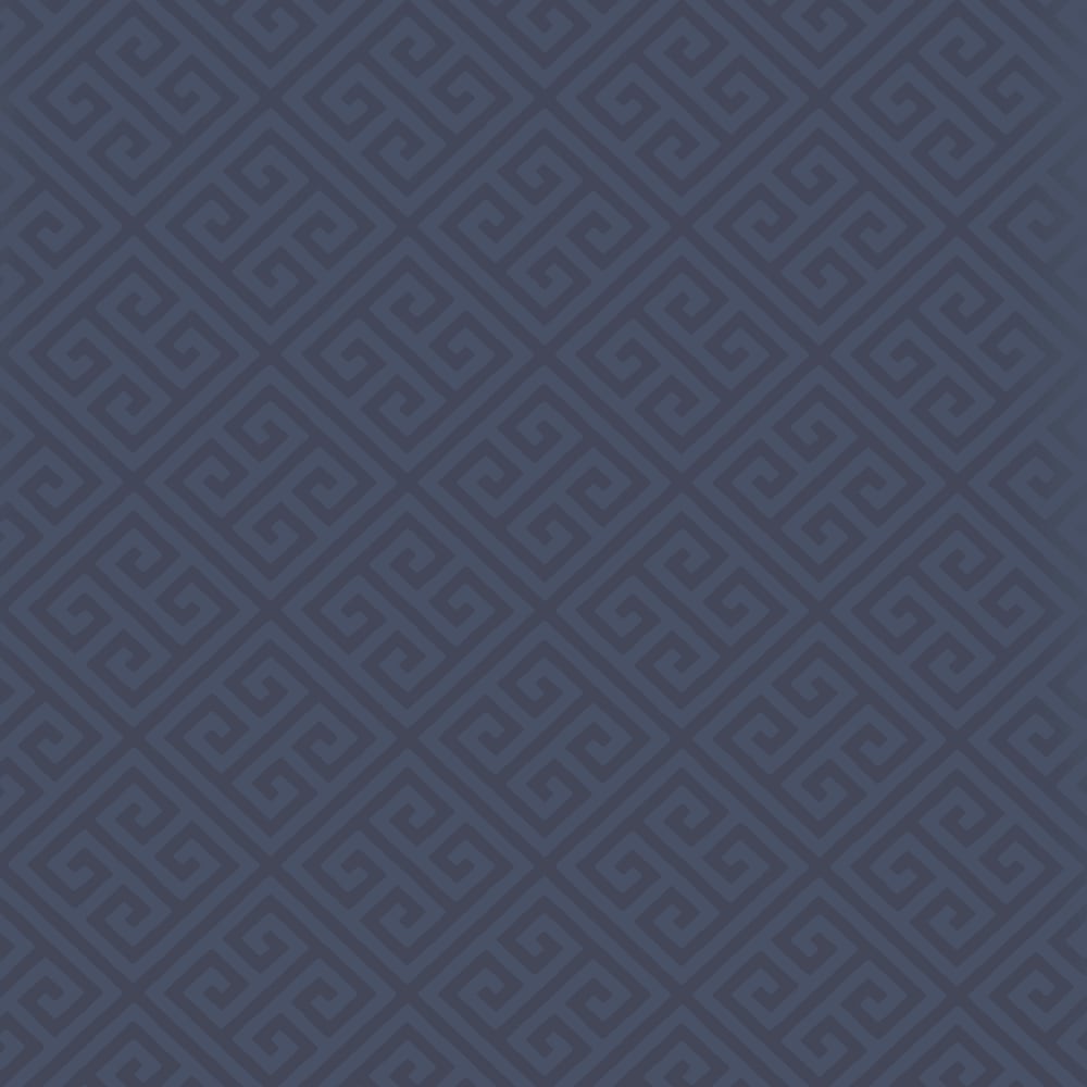 Thibaut T36161 MAZE Navy Wallpaper