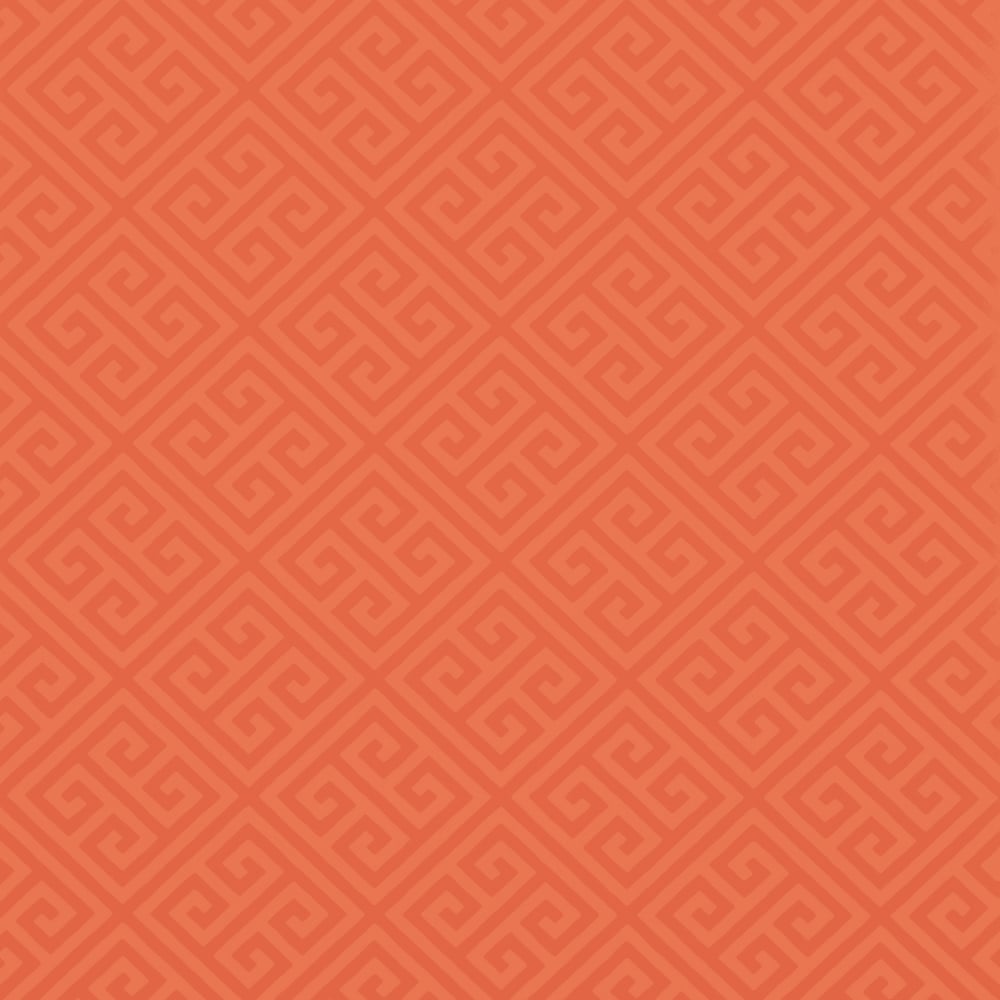 Thibaut T36167 MAZE Coral Wallpaper