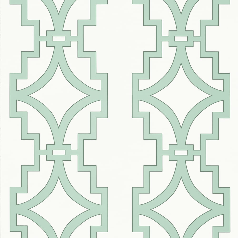 Thibaut T36187 Aqua Wallpaper - ENCHANTMENT