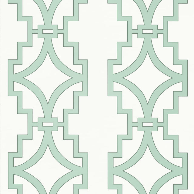 Thibaut T36187 Aqua Wallpaper - ENCHANTMENT