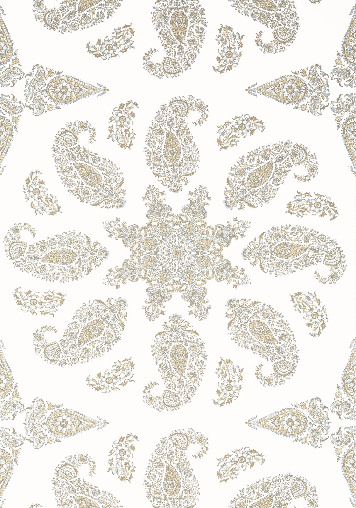 Thibaut T36427 EAST INDIA Beige Wallpaper