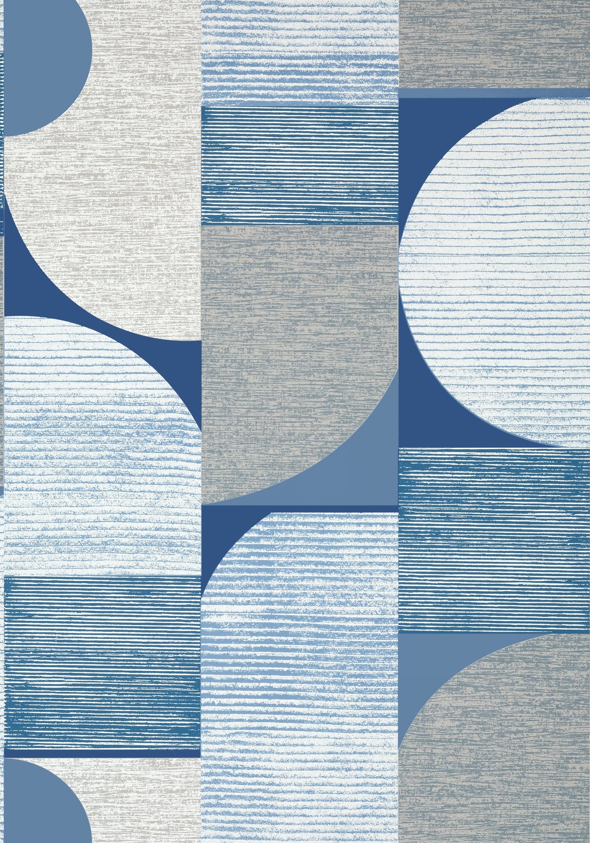 Thibaut T41025 SATURN Blue Wallpaper