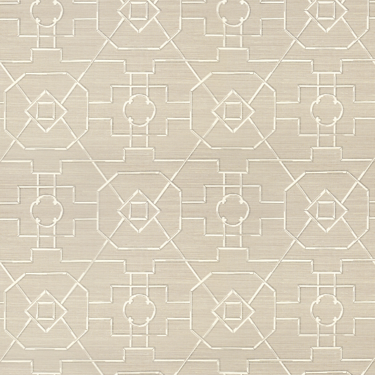 Thibaut T41151 EAST GATE Taupe Wallpaper