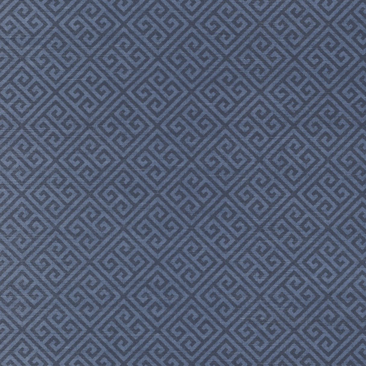 Thibaut T41196 MAZE GRASSCLOTH Navy Wallpaper