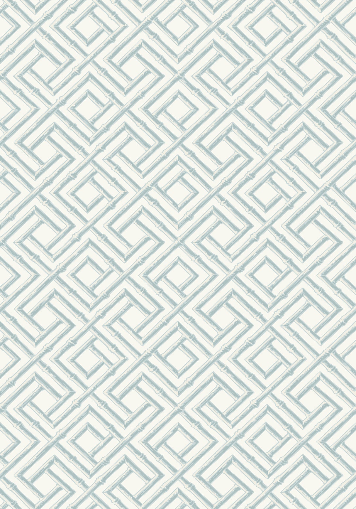 Thibaut T42050 FRENCH LATTICE Spa Blue Wallpaper