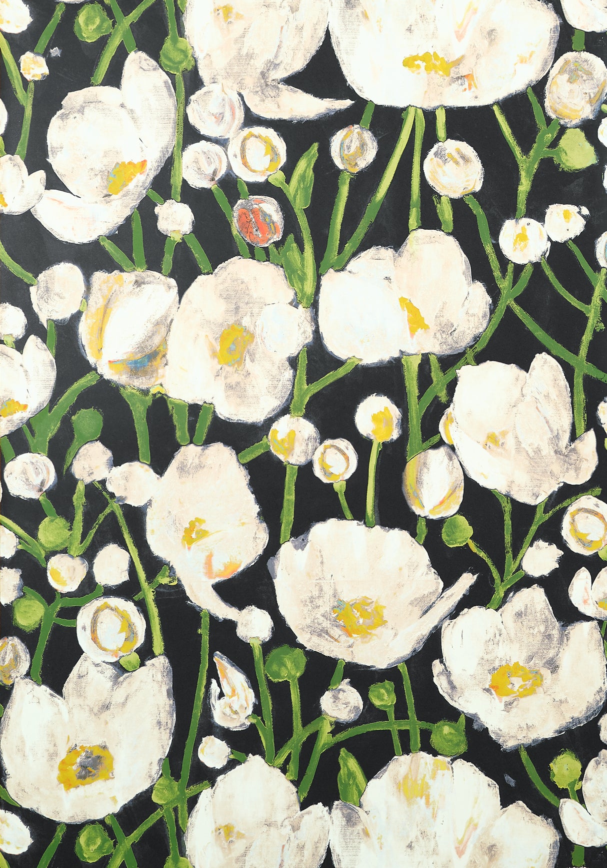 Thibaut T45014 TIVOLI Black Wallpaper