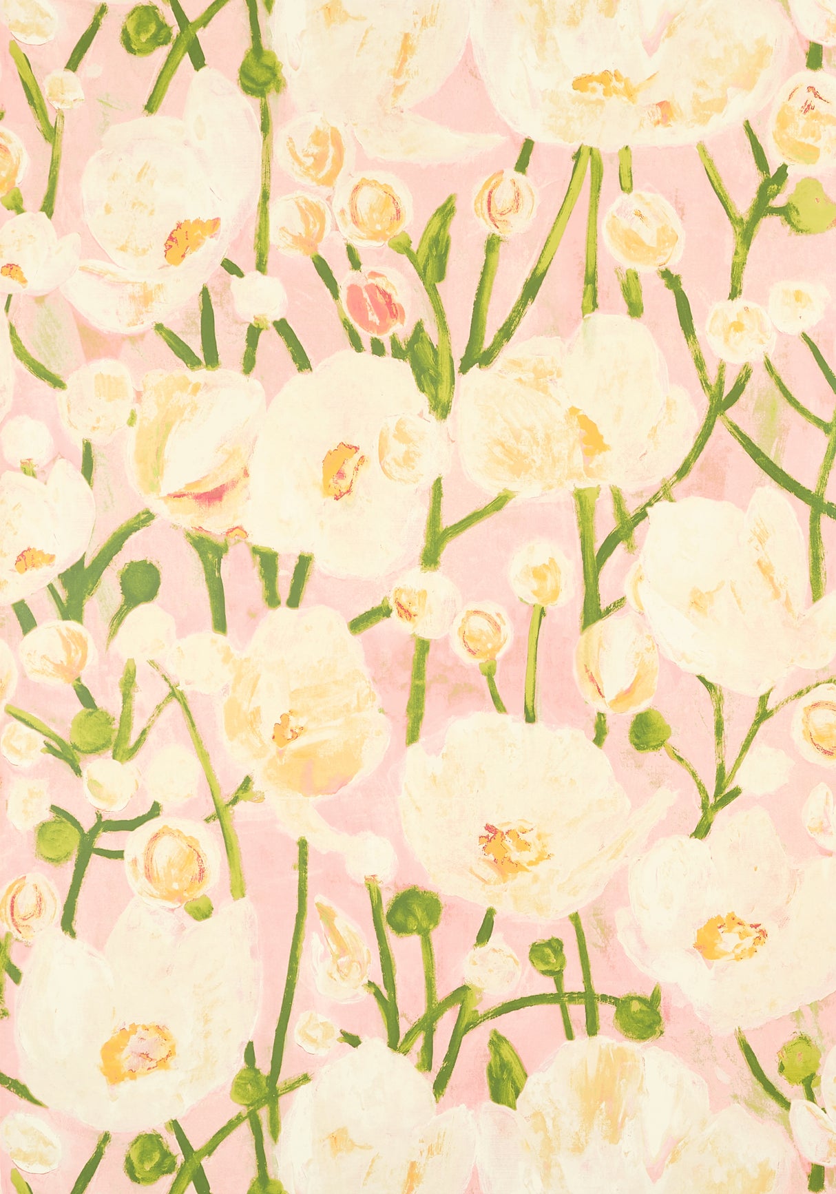 Thibaut T45015 TIVOLI Seashell Pink Wallpaper