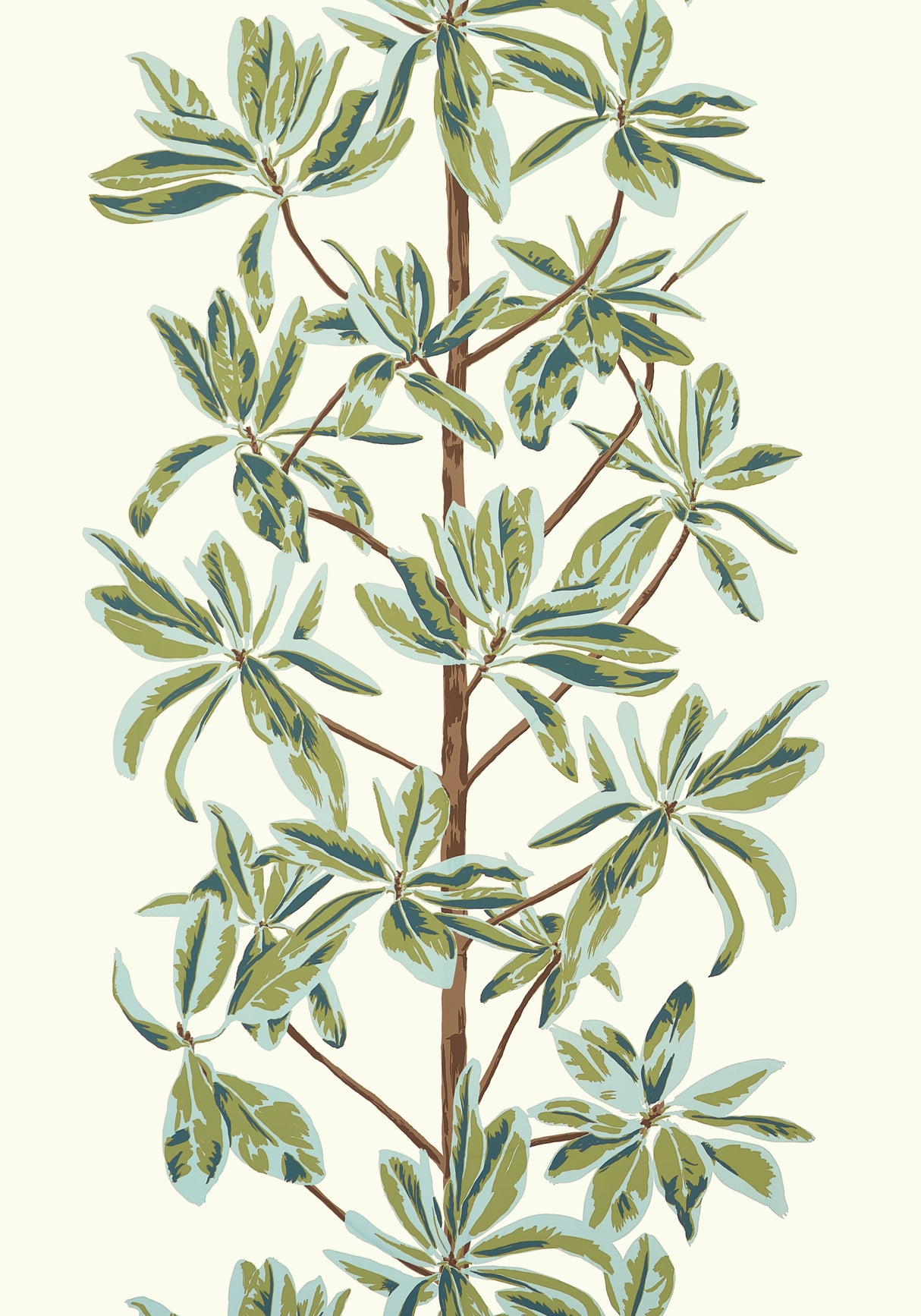 Thibaut T45034 MANGROVE TREE Sage Wallpaper