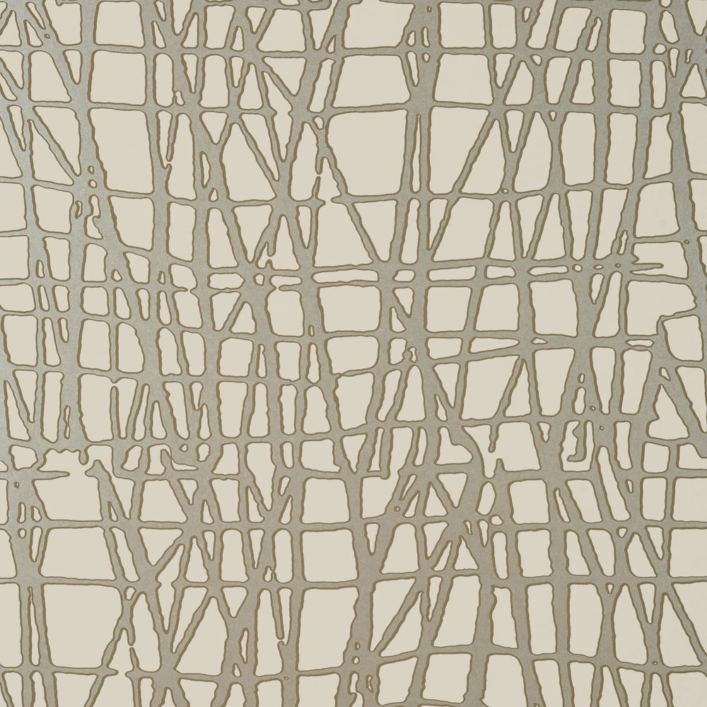 Thibaut T451 MORI Metallic Pewter Wallpaper