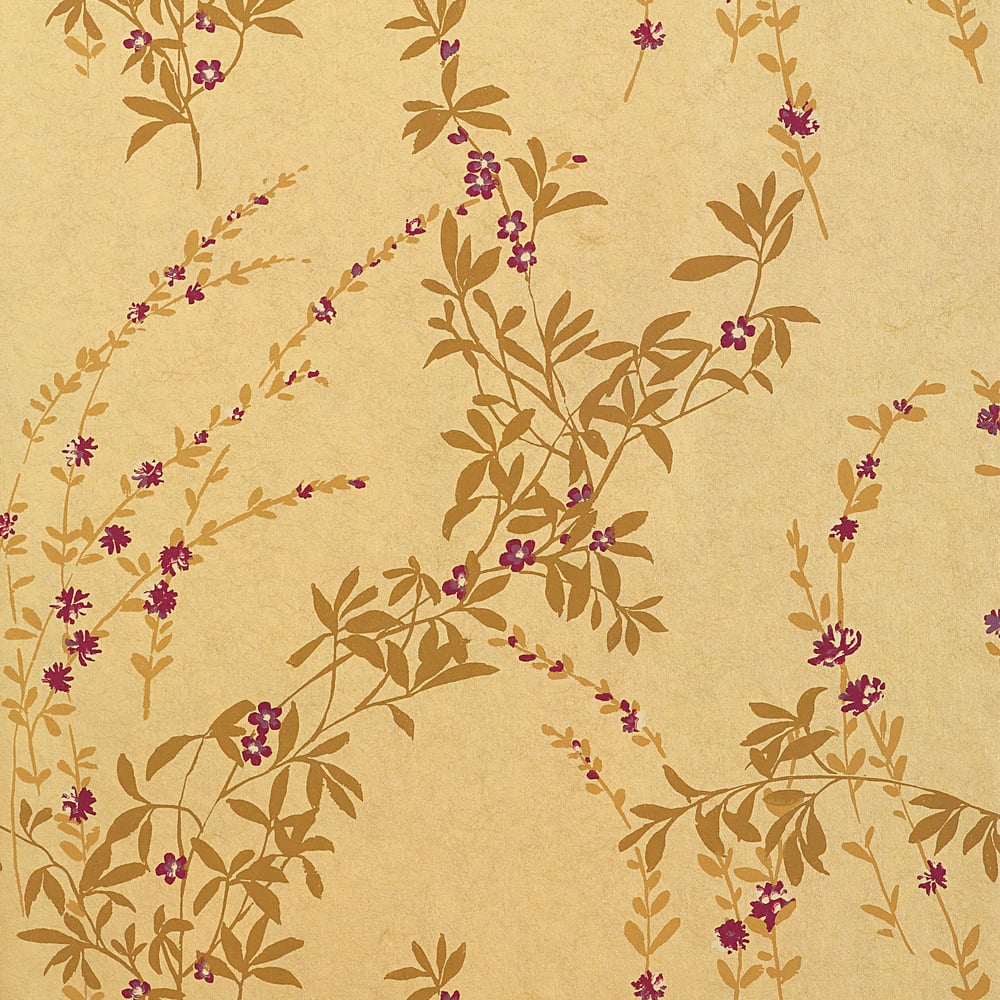 Thibaut T4931 FIONA Metallic Gold Wallpaper