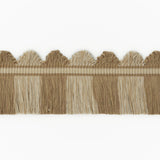 G P & J BAKER T6025.118.0 PERANDOR FAN TOP CUT FRINGE CREAM/BEIGE TRIM - Eade's Wallpaper