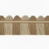 G P & J BAKER T6025.118.0 PERANDOR FAN TOP CUT FRINGE CREAM/BEIGE TRIM - Eade's Wallpaper