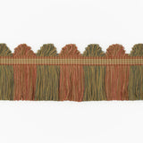 G P & J BAKER T6025.340.0 PERANDOR FAN TOP CUT FRINGE APRICOT TRIM - Eade's Wallpaper