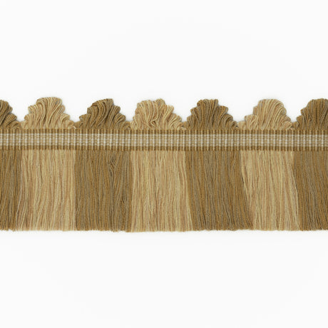 G P & J BAKER T6025.830.0 PERANDOR FAN TOP CUT FRINGE GOLD TRIM - Eade's Wallpaper