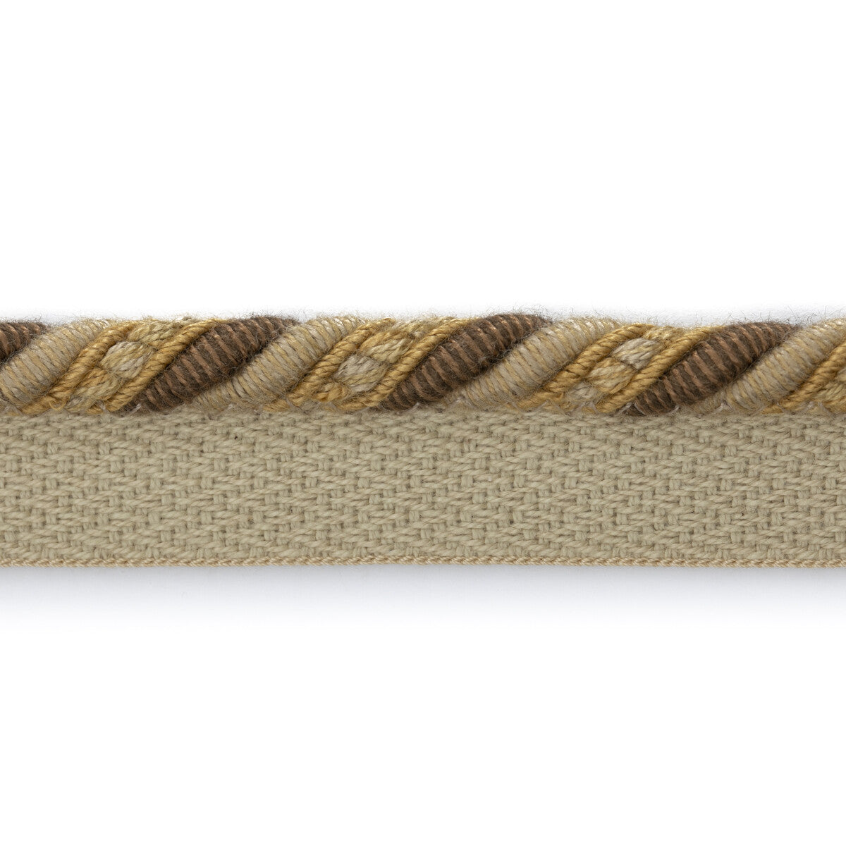 G P & J BAKER T6031.290.0 PERANDOR LARGE CORD (FLANGE) BROWN TRIM - Eade's Wallpaper