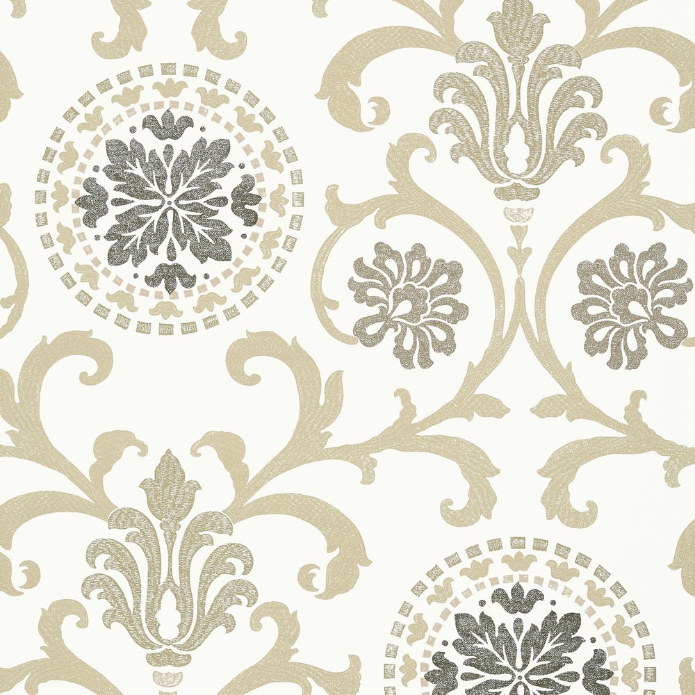 Thibaut BANYAN T64101 in Grey and Neutral Wallpaper - Carava