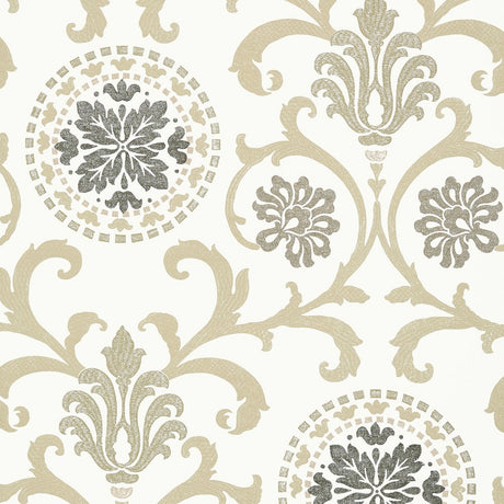 Thibaut BANYAN T64101 in Grey and Neutral Wallpaper - Carava