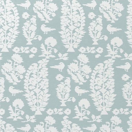 Thibaut T72595 Aqua Wallpaper - CHESTNUT HILL