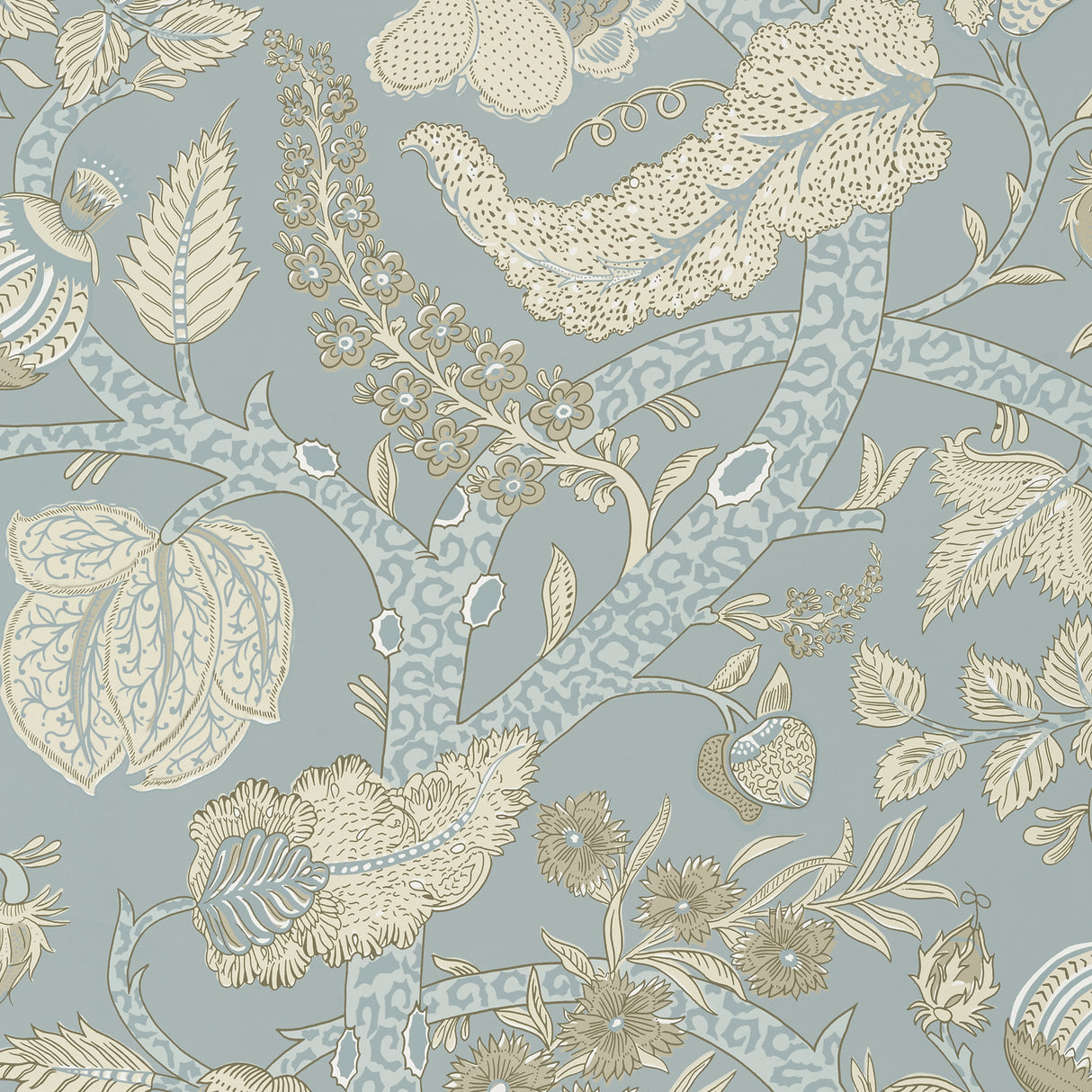 Thibaut T72623 MACBETH Aqua Wallpaper