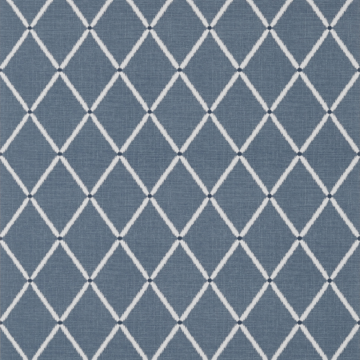 Thibaut T72634 POMPTON TRELLIS Navy Wallpaper