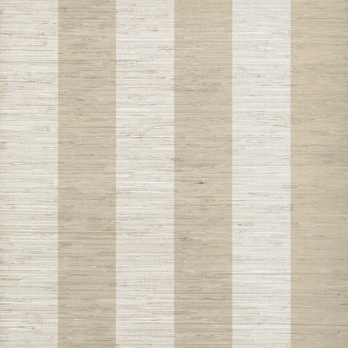 Thibaut T72804 CROSSROAD STRIPE Beige Wallpaper