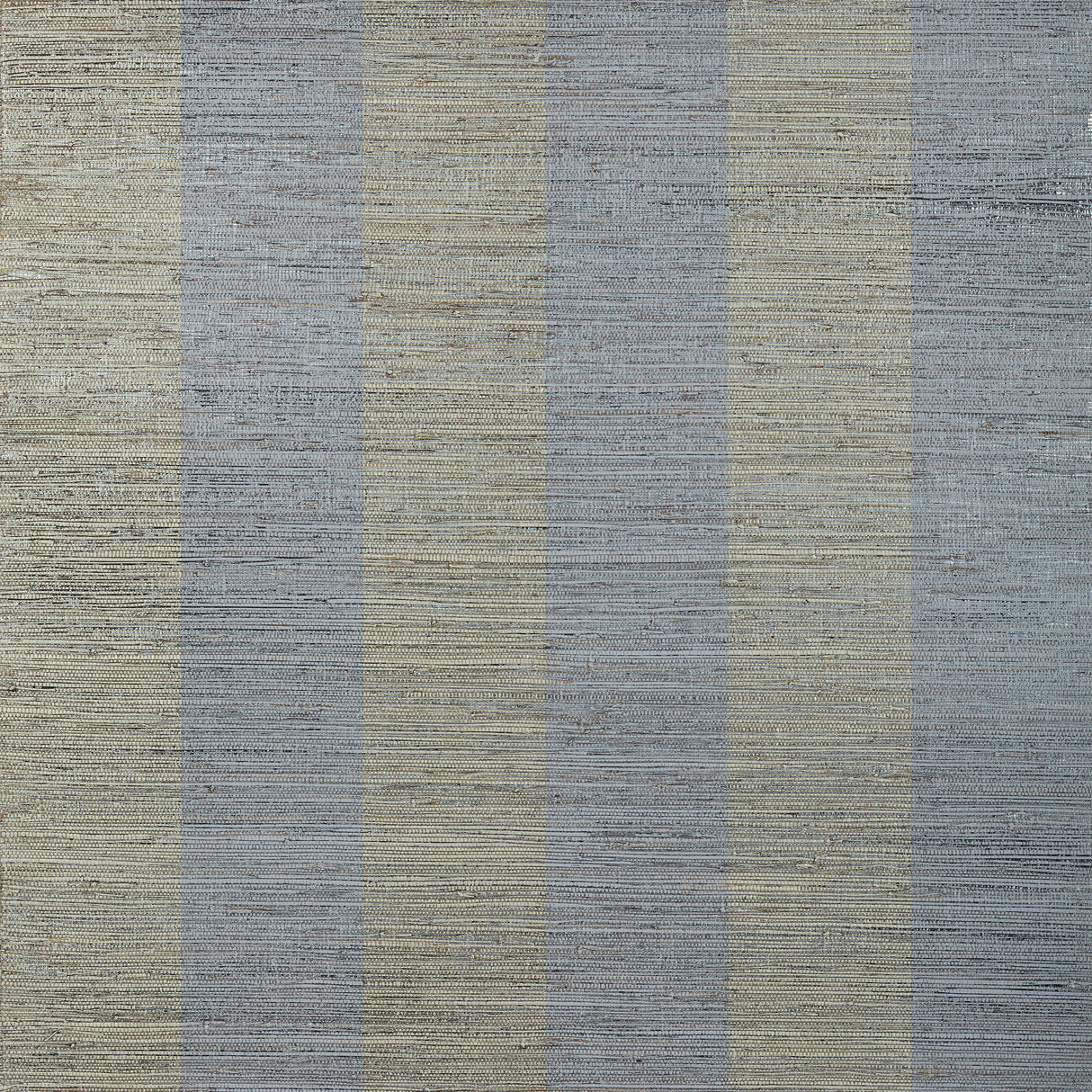 Thibaut T72806 CROSSROAD STRIPE Silver Wallpaper