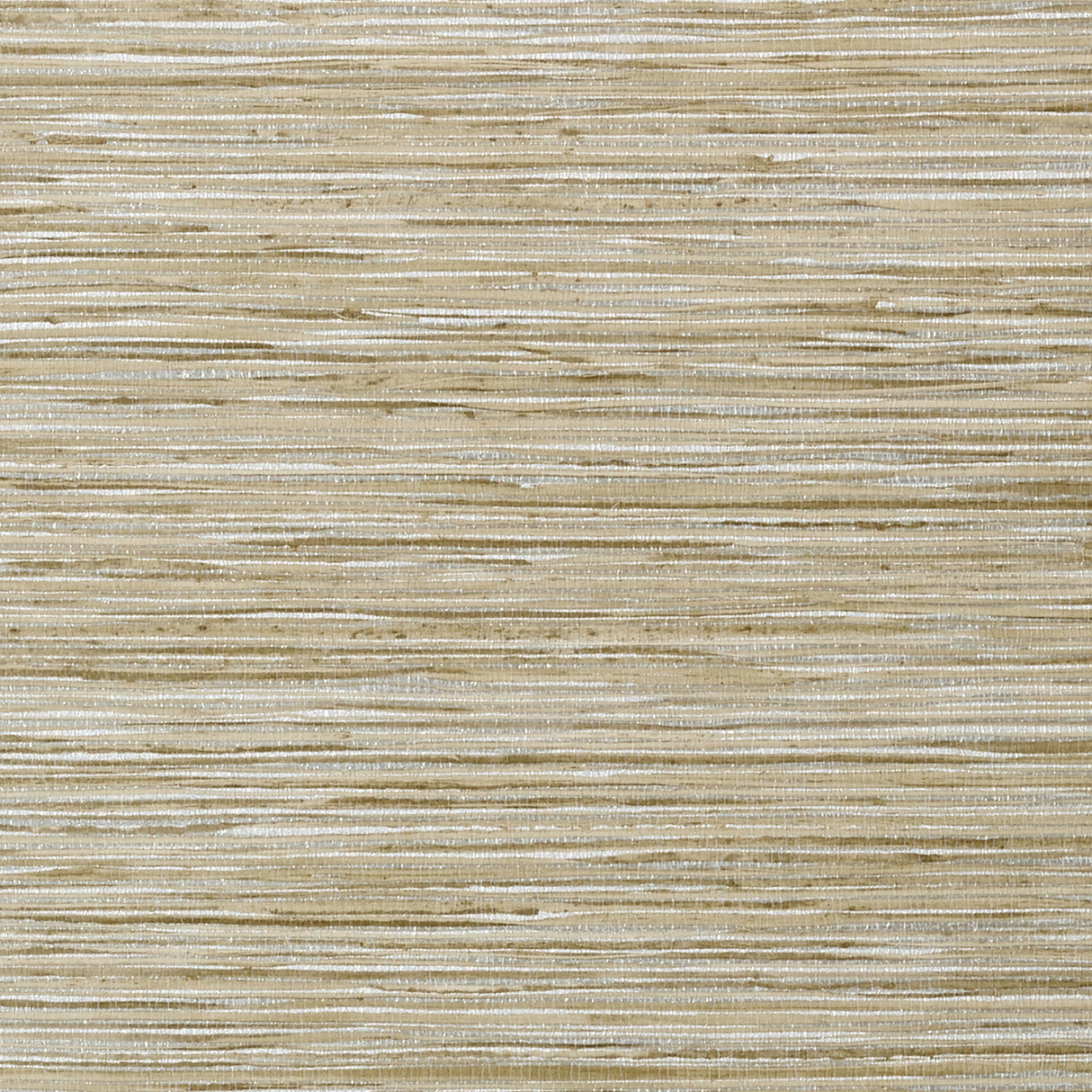 Thibaut T75114 JINDO GRASS Neutral on Metallic Silver Wallpaper