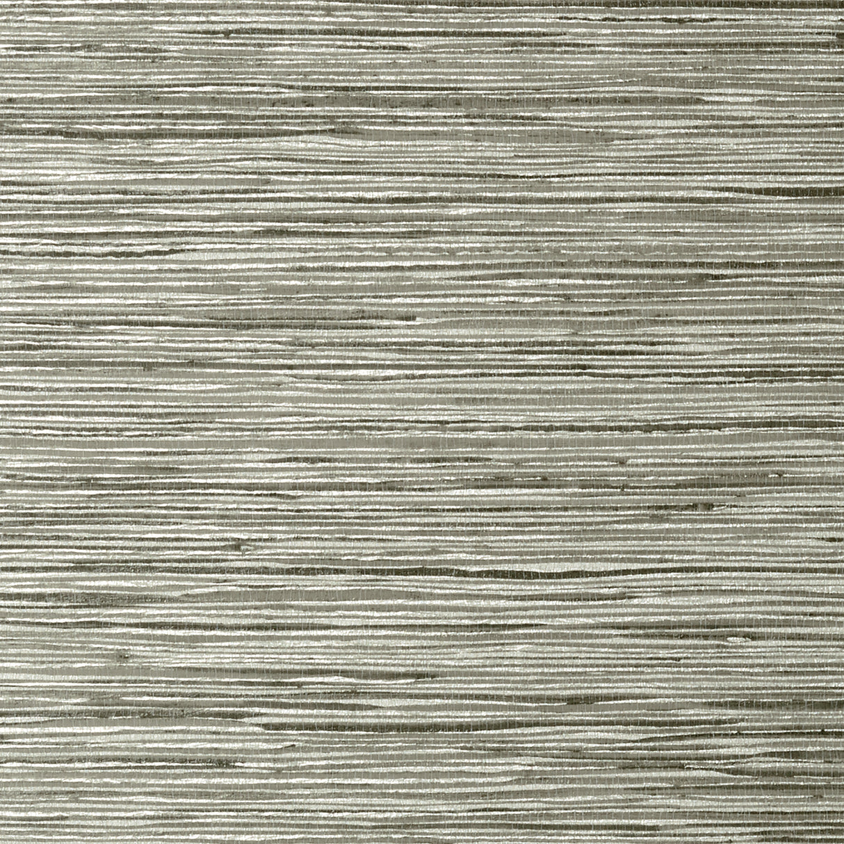 Thibaut T75120 JINDO GRASS Charcoal on Metallic Silver Wallpaper