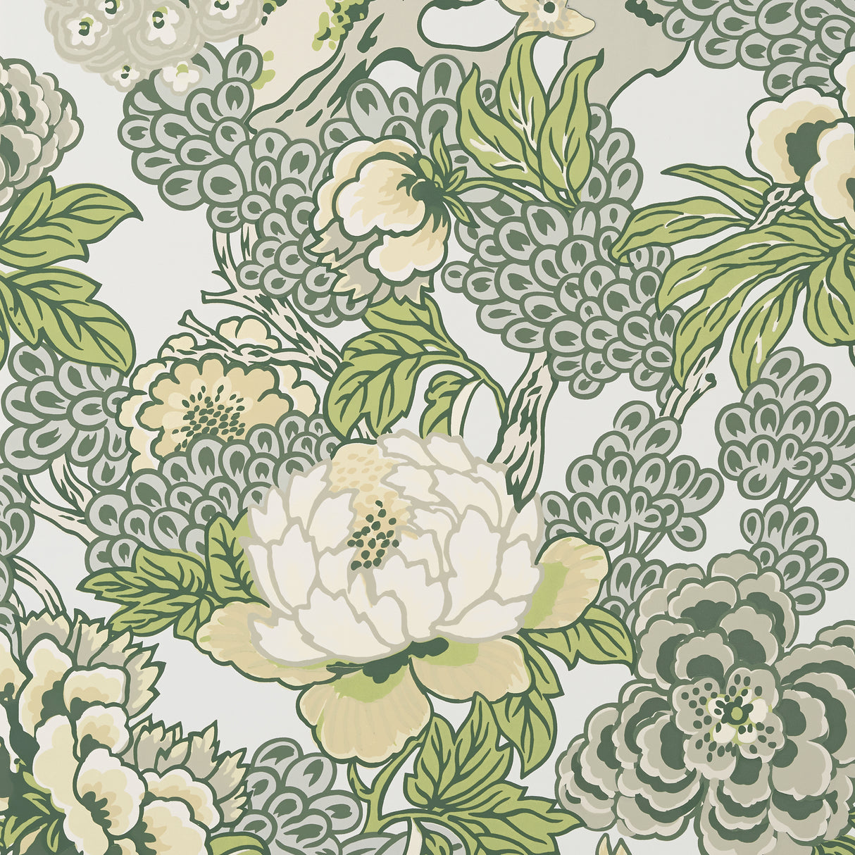 Thibaut T75485 HONSHU Robin's Egg Wallpaper