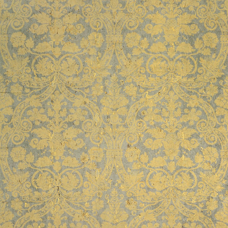 Thibaut CURTIS DAMASK T7601 in Metallic Gold Wallpaper - DAM