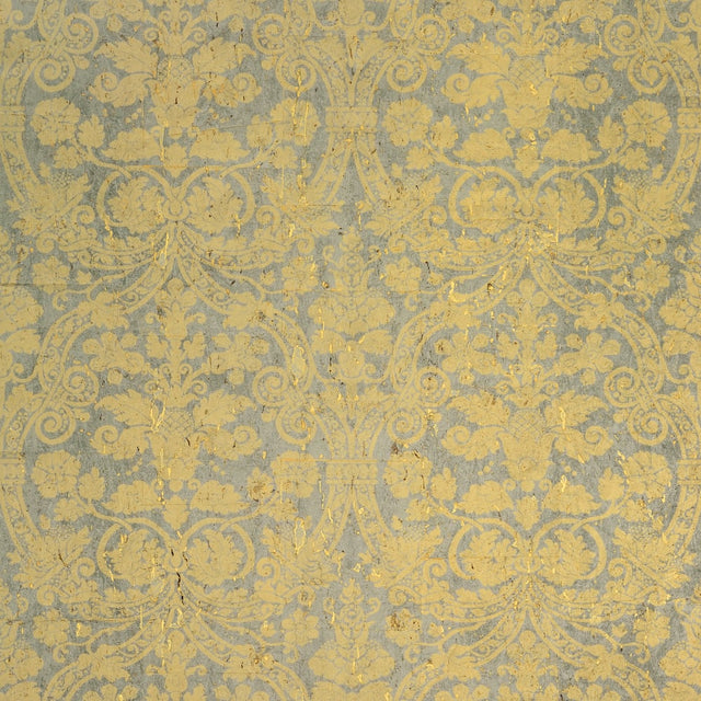 Thibaut CURTIS DAMASK T7601 in Metallic Gold Wallpaper - DAM
