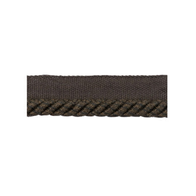 BRUNSCHWIG & FILS T8012104.818.0 COEUR CABLE-S CHARCOAL TRIM - Eade's Wallpaper