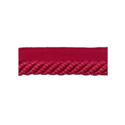 BRUNSCHWIG & FILS T8012108.717.0 COEUR CABLE-L RASPBERRY TRIM - Eade's Wallpaper