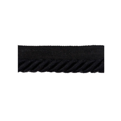 BRUNSCHWIG & FILS T8012108.8.0 COEUR CABLE-L BLACK TRIM - Eade's Wallpaper